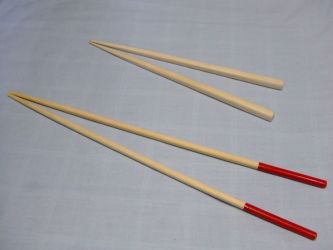 Cooking chopsticks versus eating chopsticks