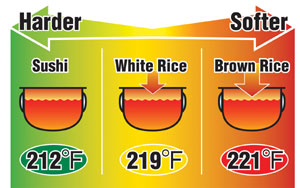 Showing How tempurature can be raised above boiling point of 212 degrees in a Zojirushi Pressure Rice Cooker NPNVC10/18