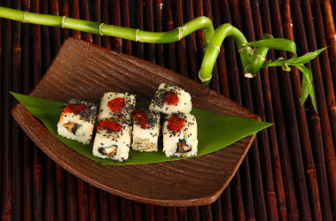 Ceramic sushi plate