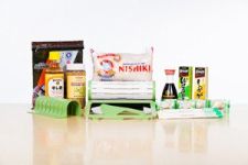 Sushiquik sushi making kit with ingredients and supplies