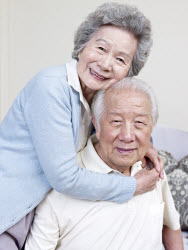 Old Japanese couple