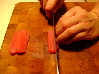 Making matchsticks out of tuna