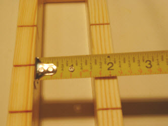 Measuring inside of oshibako that it is 1 and 1/2 inches wide