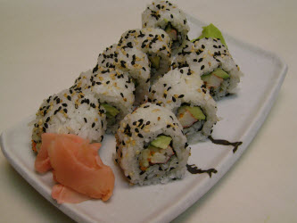 Uramaki sushi (Inside out rolls), Recipe