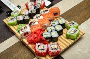 Different kinds of Maki sushi
