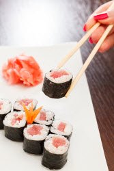 Tuna roll ('tekka maki')